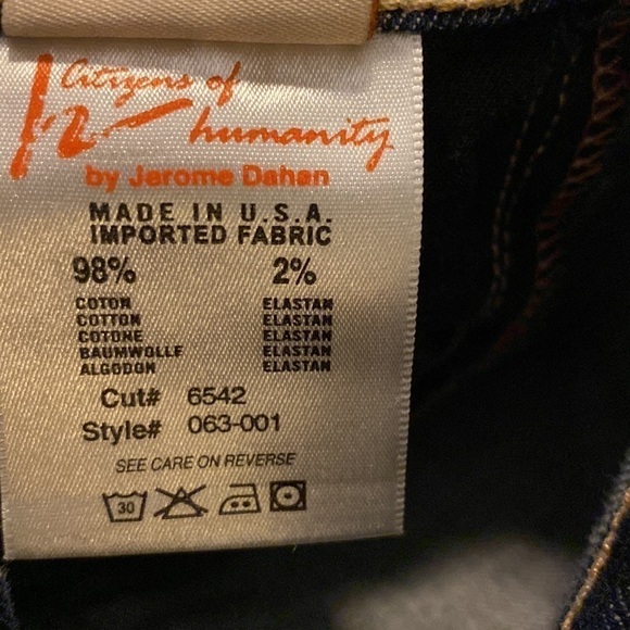 Citizens of humanity size 27 crop Kelly #063 stretch low waist cropped - Picture 4 of 15